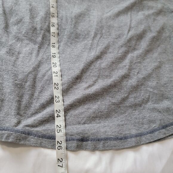 Lucky Brand Mens Saturday Stretch Shirt Size Small Raglan Vneck Long Sleeve Gray - Picture 5 of 6